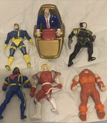 Juego de 6 figuras de metal vintage de X-Men Foto 1 de 4