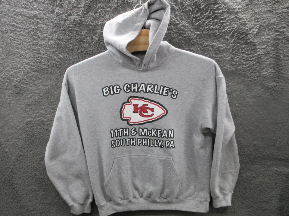 BIG CHARLIE'S South Philly Hoodie KANSAS CITY CHIEFS Bar Men's XL - Image 1 of 4