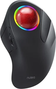 Ratón Trackball Inalámbrico Nulea M505B Ergonómico RGB Recargable Nuevo Sellado PC - Imagen 1 de 7