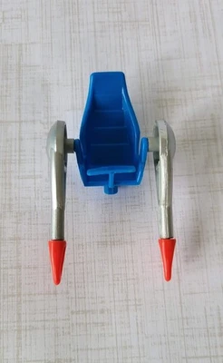 Винтажное синее сиденье на платформе 1989 Tyco Dino Riders Brontosaurus с 2 пистолетами/пушками - Изображение 1 из 4