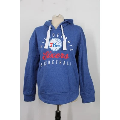 Philadelphia 76ers Women's M NBA Hoodie Fanatics Blue Cozy Sweatshirt Sixers - Image 1 of 4