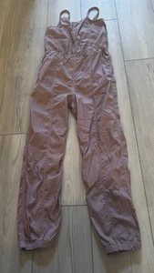 Abercrombie Fitch Girls twill utility jumpsuit Dusty Pink 11/12- NWOT - Picture 1 of 5