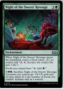 Night of the Sweets' Revenge - U - Wilds of Eldraine - 178 - NM - Regular - Picture 1 of 2