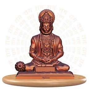 Hindu God Hanuman ji Bajrangbali Figurine Statue Idol Decor - Picture 1 of 4