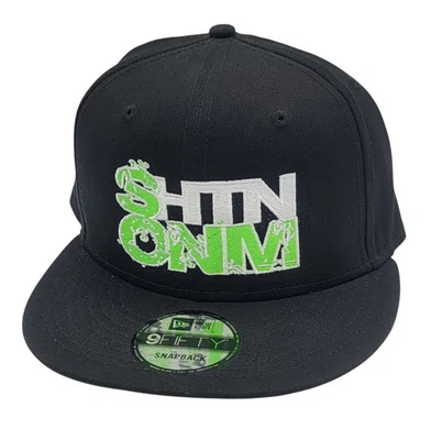 SHTNONM Audio OG New Era Black & Neon Green 9FIFTY Snapback OSFM Hat Cap NEW NWT - Image 1 of 4