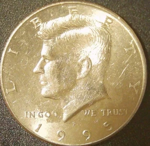 1995-P Kennedy Half 1/2 Dollar Major Struck Thru  Eagle? Error. - Picture 1 of 14