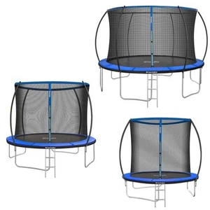 Trampolino elastico con rete di sicurezza per bambini da esterno giardino - Foto 1 di 37