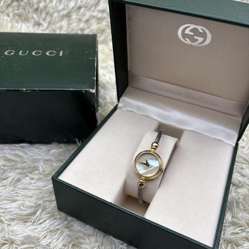 Gucci 2700.2.L Bracciale Combi Quadrante Conchiglia Vintage Usa Contola Sca Dalppone