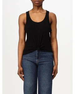 Michael Kors Ribbed Knit Knotted Tank Top Women Black - Picture 1 of 4