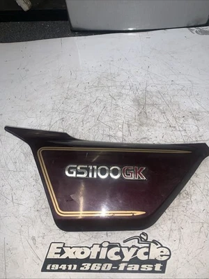 1982 SUZUKI GS1100GK tampa do quadro do painel lateral esquerdo 47210-45110 - Imagem 1 de 4