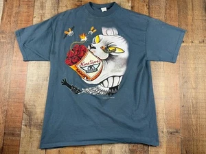 Vintage 1997 Aerosmith World Tour Nine Lives Shirt - XL Distressed - Picture 1 of 21