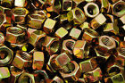 (600) 5/8-11 Grade 8 Hex Finish Nuts - Yellow Zinc Plated - Coarse Thread BULK