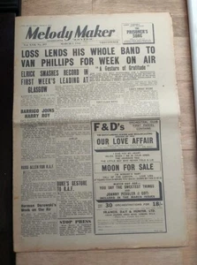 Melody Maker magazine 1941 - WW2, Joe Loss, Duke Ellington, jazz - Picture 1 of 1