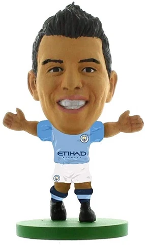 Manchester City SoccerStarz Kun Aguero MINT New In Box Cover