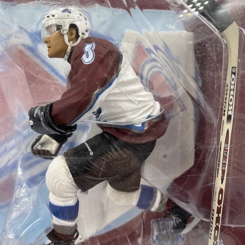 McFarlane NHL Series 6 TEEMU SELANNE Colorado Avalanche #3 White Jersey - NEW Cover