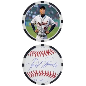Miguel Cabrera SIGNIERT Baseball Legends Poker Chip - Bild 1 von 2