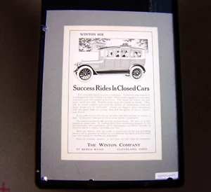 1915 Winton Six Vintage 35 mm Dia Werbung Werbung Automobilia Promo - Bild 1 von 3