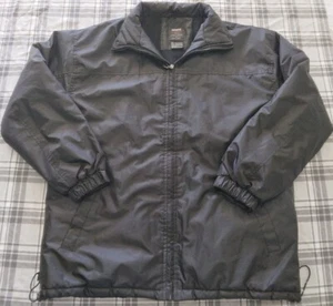 Kenpo Mens Black Zippered Fleece Lined Puffer Jacket Size Medium - Picture 1 of 12