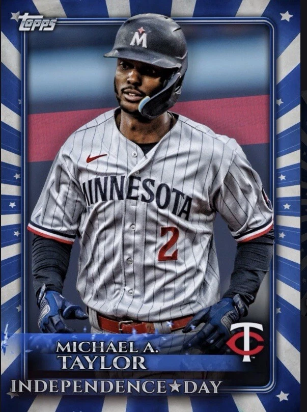 [DIGITAL] Topps Bunt - Michael A. Taylor - Independence Day 23 S1 - Blue Base - Image 1 of 1