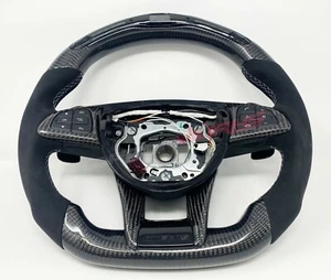 Mercedes C63, AMG GTS GT LED Carbon Fibre Steering Wheel - Customisable Options - Picture 1 of 12