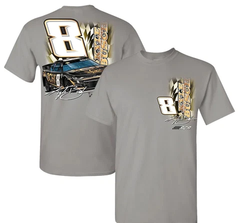2023  #8 Kyle Busch “3CHI” 2 Spot T-Shirt -Gravel Tee - LRG - Same Day Ship Cover