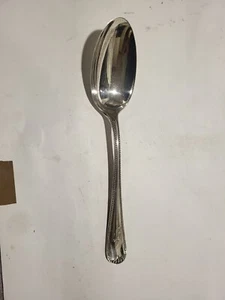 Sterling Gorham Newcastle großer Servierlöffel (Teelöffel) 8 1/2" "F" Monogramm - Bild 1 von 4