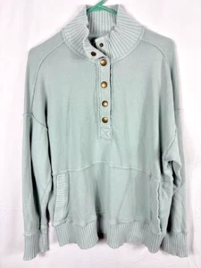 Aerie Damen Pullover 1/4 Knopfleiste mit Taschen Hoodie super weich Gr. Small - Bild 1 von 5