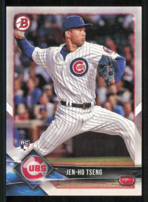 2018 Bowman #11 Jen-Ho Tseng RC - Image 1 of 2