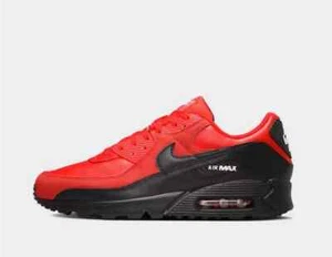 Nike Air Max 90 Herren Sneaker in Rot und Schwarz Schuhe - Bild 1 von 7