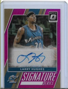 2018-19 Panini Donruss Optic Larry Hughes Pink Prizm Signature Series Auto #/25 - Bild 1 von 1
