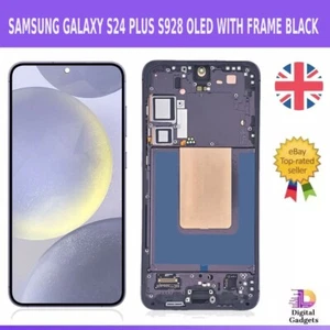 GENUINO OLED SAMSUNG GALAXY S24 PLUS S928 Pantalla LCD NEGRO Digitalizador + Marco - Imagen 1 de 1