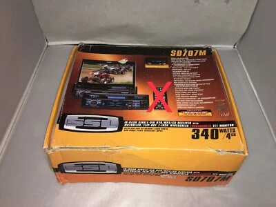 SSL SD707M CD player In Dash 7" touch screen single Din DVD/CD player NO Remote - Image 1 of 4