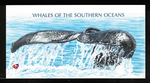 SOUTH AFRICA Sc# C30b MNH FVF Booklet Cmpl Whales Pygmy Wright WWF - Picture 1 of 2