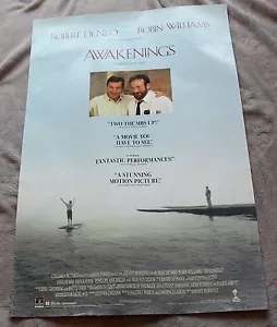 Póster Awakenings 1991 Robin William Robert DeNiro Penny Marshall RARO VHS MUY BUEN ESTADO - Imagen 1 de 1