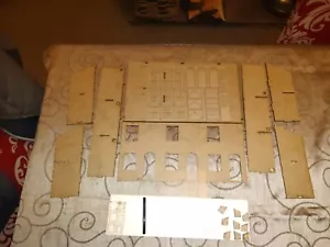 O gauge low relief building kit.Modelrailwaystation Terraced house - Picture 1 of 6