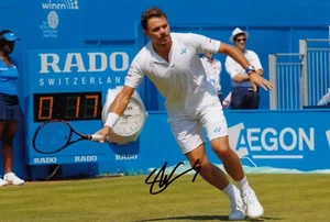 Stan Wawrinka Hand Signed 12x8 Photo Tennis Autograph - Picture 1 of 1