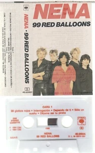 K 7 AUDIO (TAPE) NENA "99 REDBALLOONS" (MADE IN SPAIN) - Foto 1 di 1