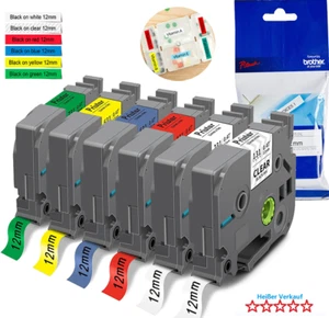 MK-231 M-K231 M-K221 12mm 9mm Schriftband für Brother P-Touch 110 90 80 75 65 60 - Bild 1 von 18