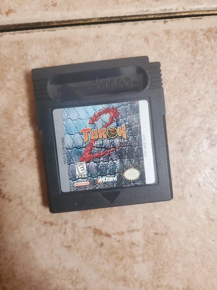 Turok 2: Seeds of Evil (Nintendo Game Boy Color, 1998) Tested Working - Great  - Image 1 of 1
