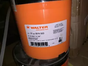 Walter 08N503 5" x 3/32" x 7/8" Pipefitter Grinding Wheels 08-N 503 BOX of 25 - Picture 1 of 1