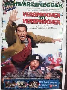 Orig.Filmposter Kinoplakat A1 Versprochen ist versprochen Schwarzenegger gerollt - Bild 1 von 2