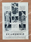 Moda Stroje kąpielowe Strój kąpielowy Bielizna kąpielowa Wełniana koszulka F. V. Grünfeld Berlin 1928