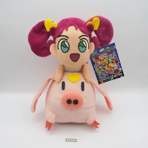 Magical Drop 3 C1211C Lovers Pig SEGA 1997 Plüschtier 7 Zoll Etikett Stofftier Puppe Japan - Bild 1 von 10