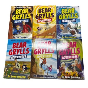 Bear Grylls Adventure (6) Books: Cave, Desert, Sea, Safari, Arctic, Mountain - Picture 1 of 14