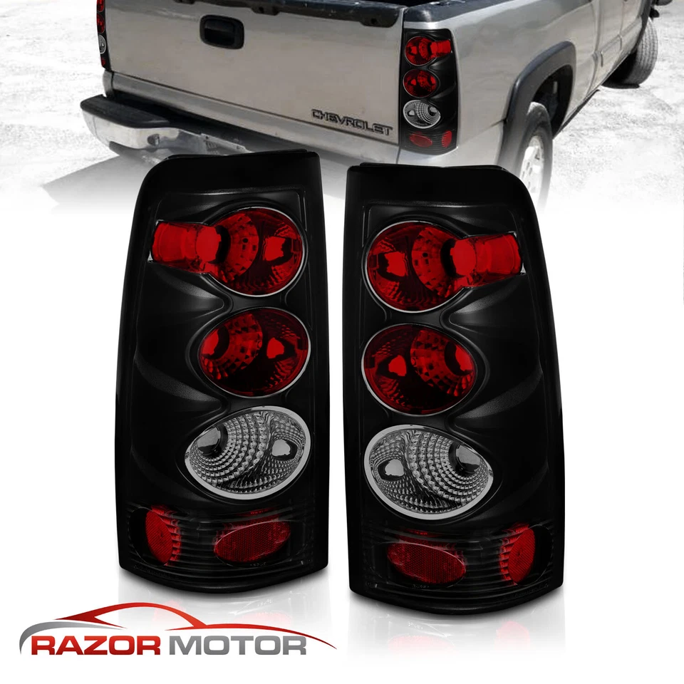 1999-2002 For Chevy Silverado/GMC Sierra 1500/2500/3500 Smoke tail lights - Image 1 of 4