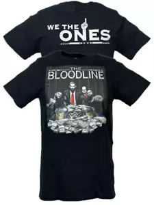 "Represent The Bloodline: Roman Reigns & Usos Black T-Shirt!" - Picture 1 of 11