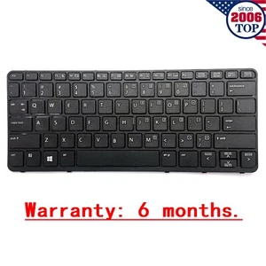 New US Keyboard No Pointer for HP Elitebook 820 G1 820 G2 730541-001 - Picture 1 of 4