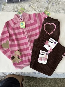 NWT Vintage Gymboree 2002 Puppy Love Girls Set Size 8 - Picture 1 of 10