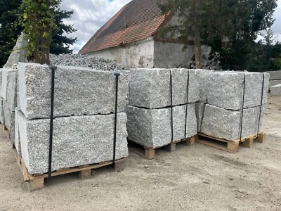Granit Quadersteine für Gartenmauer & Stützmauer – Beste Qualität! WINTERPREIS! - Bild 1 von 4