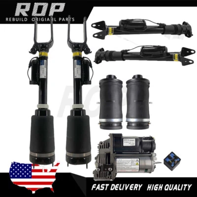 7Pcs Fit Mercedes-Benz GL350 GL550 GL450 GL550 GL63 AMG Air Suspension set New - Image 1 of 4